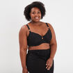 Soutien-gorge emboîtant dentelle noir femme grande taille