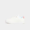 Tennis basses &agrave; lacets blanc fille