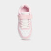 Baskets &agrave; scratchs Champion RD18 LOW rose pastel fille