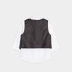 Ensemble 3 pièces de costume gris bébé garçon
