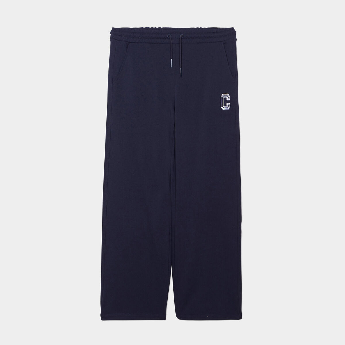 Pantalon de jogging large Creeks bleu marine femme