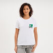 T-shirt manches courtes coton Snoopy blanc femme