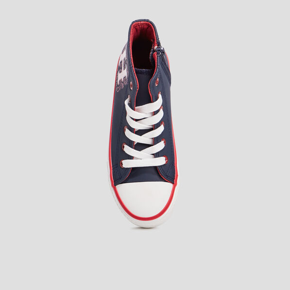 Baskets montantes Harry Potter bleu marine fille