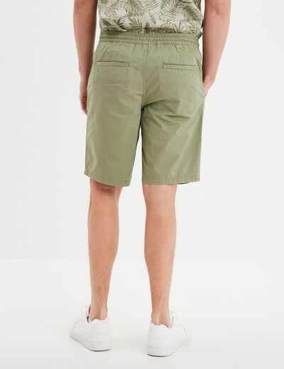 Short chino avec cordon Creeks vert kaki homme