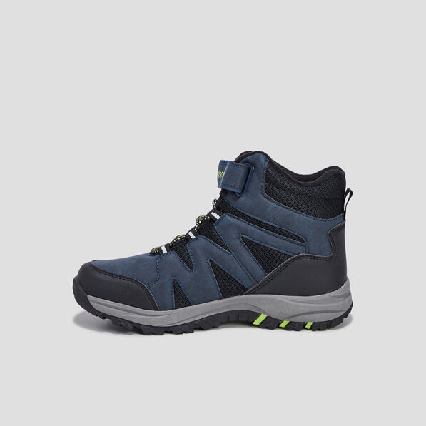 Bottines à scratchs Trappeur bleu marine garçon