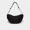 Sac banane effet su&eacute;dine noir femme