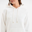 Sweat à capuche hoodie Creeks Original blanc femme