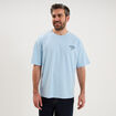 T-shirt manches courtes coton bleu clair homme