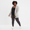Legging gris foncé femme grande taille