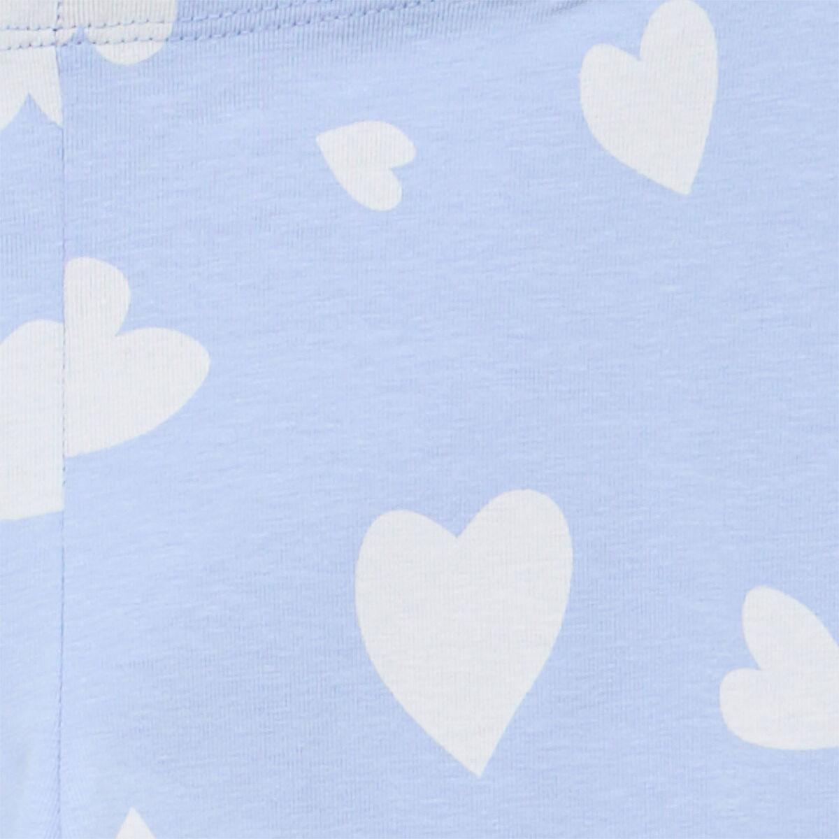 Legging taille &eacute;lastiqu&eacute;e coton bleu pastel fille