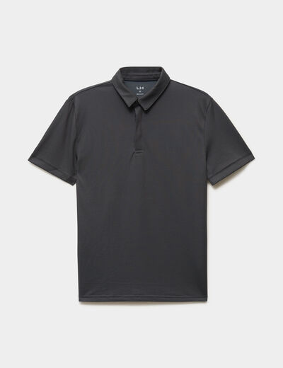 Polo manches courtes gris homme