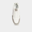 Tennis basses &agrave; lacets gris homme