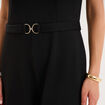 Combinaison pantalon sans manches noir femme