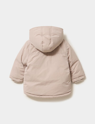 Parka &agrave; capuche doubl&eacute;e sable b&eacute;b&eacute; gar&ccedil;on