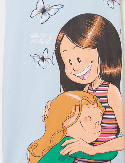 Chemise de nuit Les Sisters bleu fille