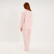 Ensemble pyjama chemise manches longues ecru femme