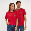 T-shirt maillot de football Portugal rouge mixte