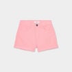 Short ajusté en twill rose fille