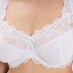 Soutien-gorge corbeille dentelle blanc femme grande taille