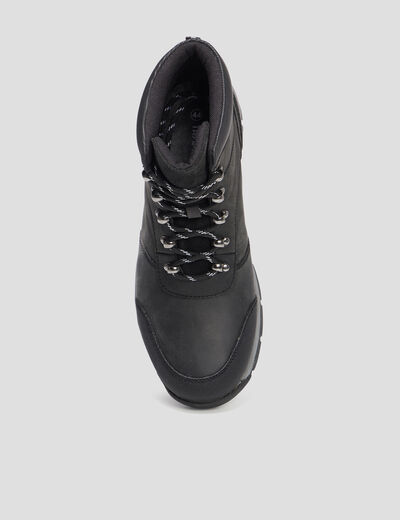 Boots à lacets noir homme