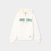 Sweat &agrave; capuche doublure effet sherpa blanc femme