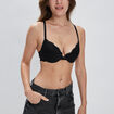 Soutien-gorge en dentelle ampliforme noir femme