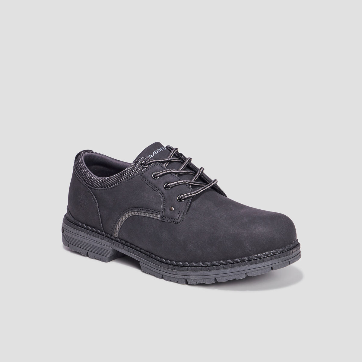 Derbies à lacets semelle crantée noir homme
