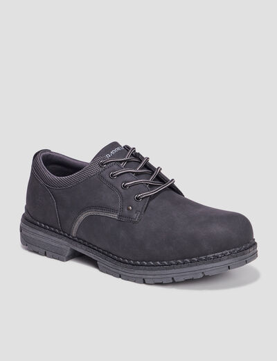 Derbies à lacets semelle crantée noir homme