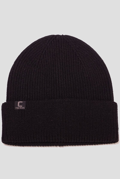 Bonnet tricoté Creeks noir homme