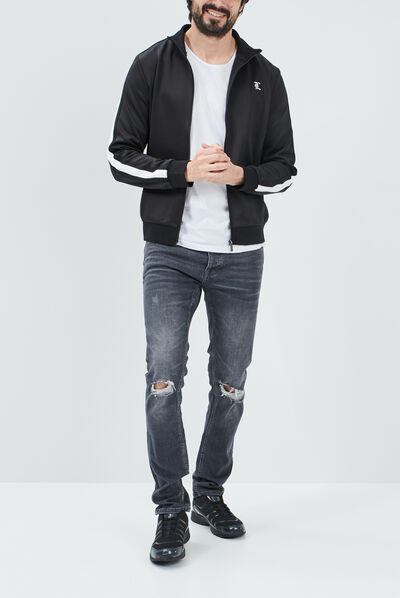 Jeans skinny stretch Liberto bleu gris homme