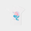 T-shirt sequins et paillettes ivoire fille