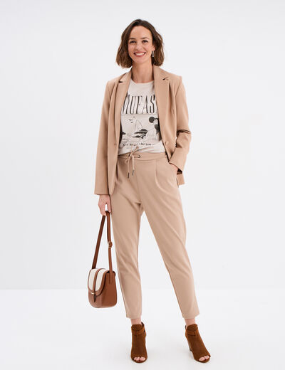 T-shirt coton Le Roi lion Mufasa sable femme