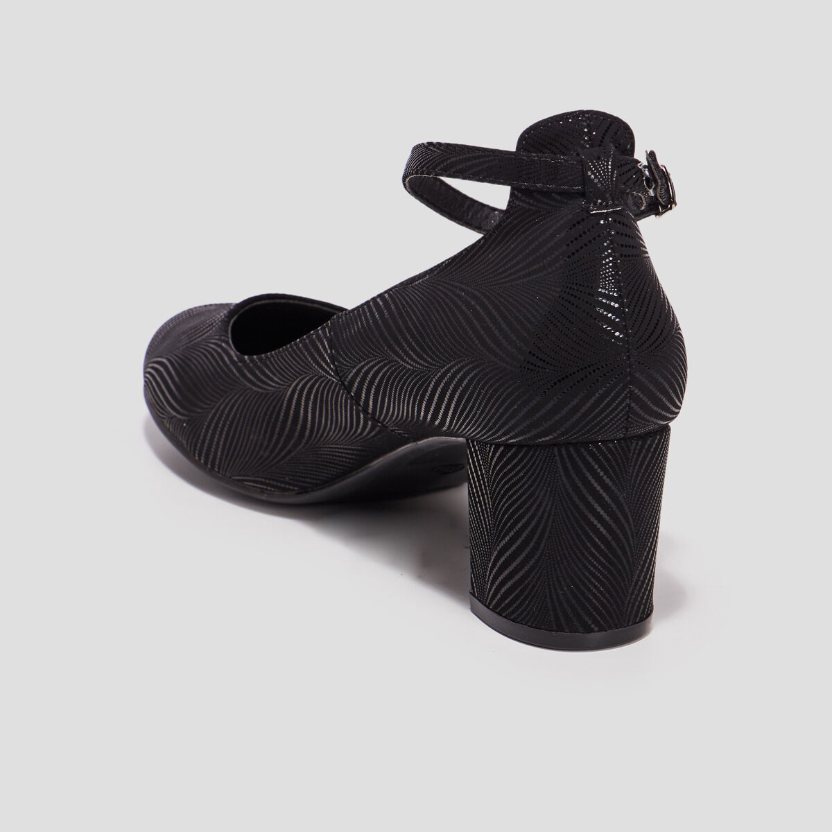 Escarpins &agrave; talons noir femme