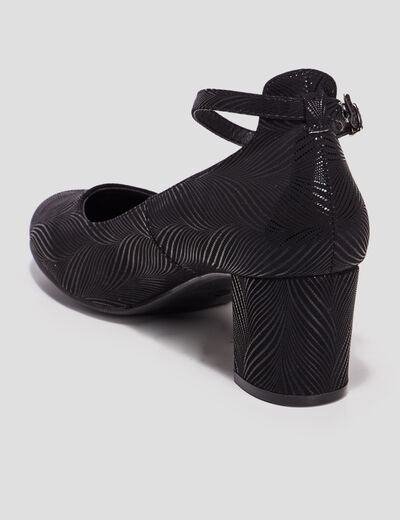 Escarpins &agrave; talons noir femme