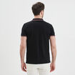 Polo avec broderie poitrine coton Creeks noir homme