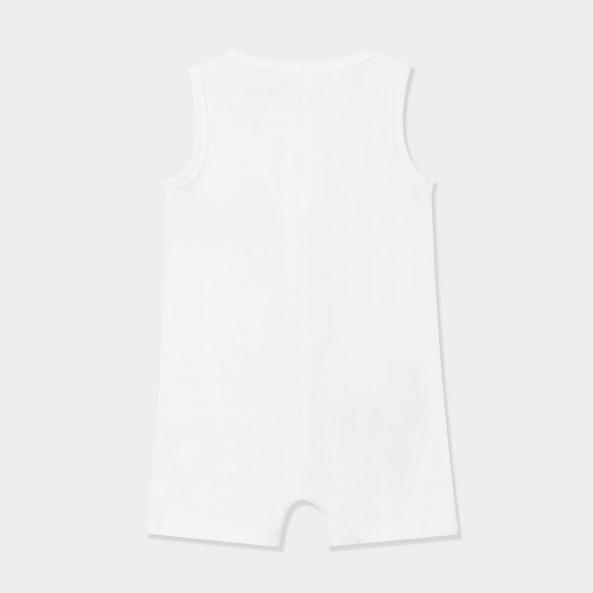 Combishort en coton ivoire bébé garçon