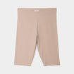 Short legging cycliste coton sable femme grande taille
