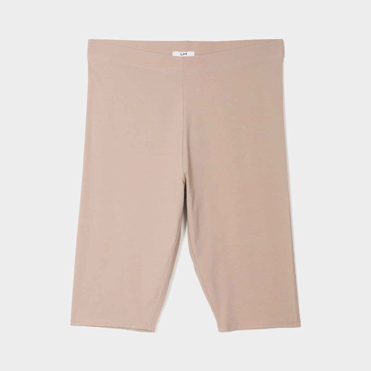 Short legging cycliste coton sable femme grande taille