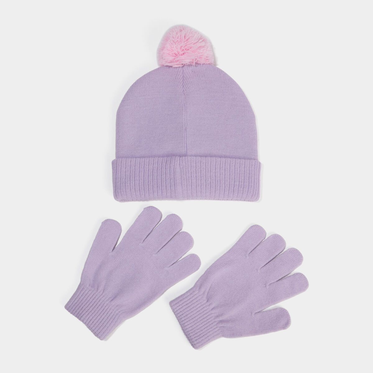 Ensemble bonnet et gants Kuromi parme fille