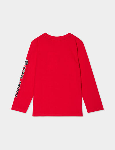 T-shirt manches longues Spider-Man rouge garçon