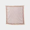 Foulard carr&eacute; coton ivoire femme