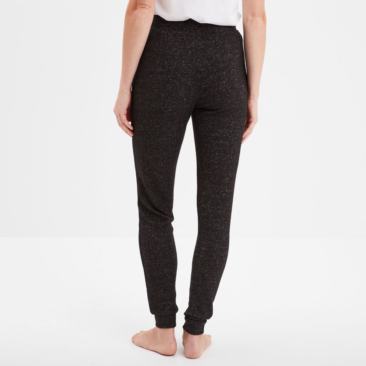 Bas de pyjama noir femme