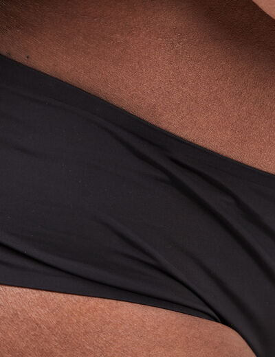 Shorty microfibre sans coutures noir femme