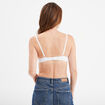 Soutien-gorge corbeille microfibre blanc femme