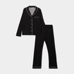 Ensemble pyjama 2 pièces noir femme