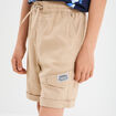 Short cargo regular coton sable garçon