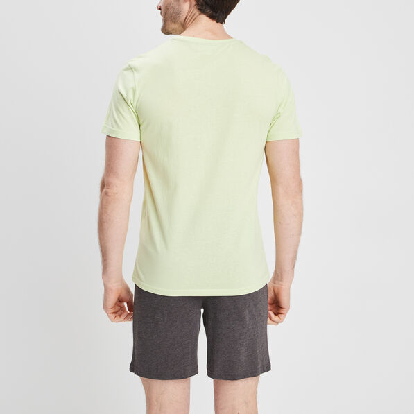 ensemble pyjama 2 pieces vert anis homme Ensemble pyjama 2 pièces vert anis homme