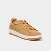 Tennis basses &agrave; lacets sable homme
