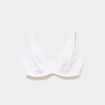 Soutien-gorge foulard coton majoritaire blanc femme grande taille