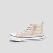 Tennis montantes en toile Creeks jaune or fille